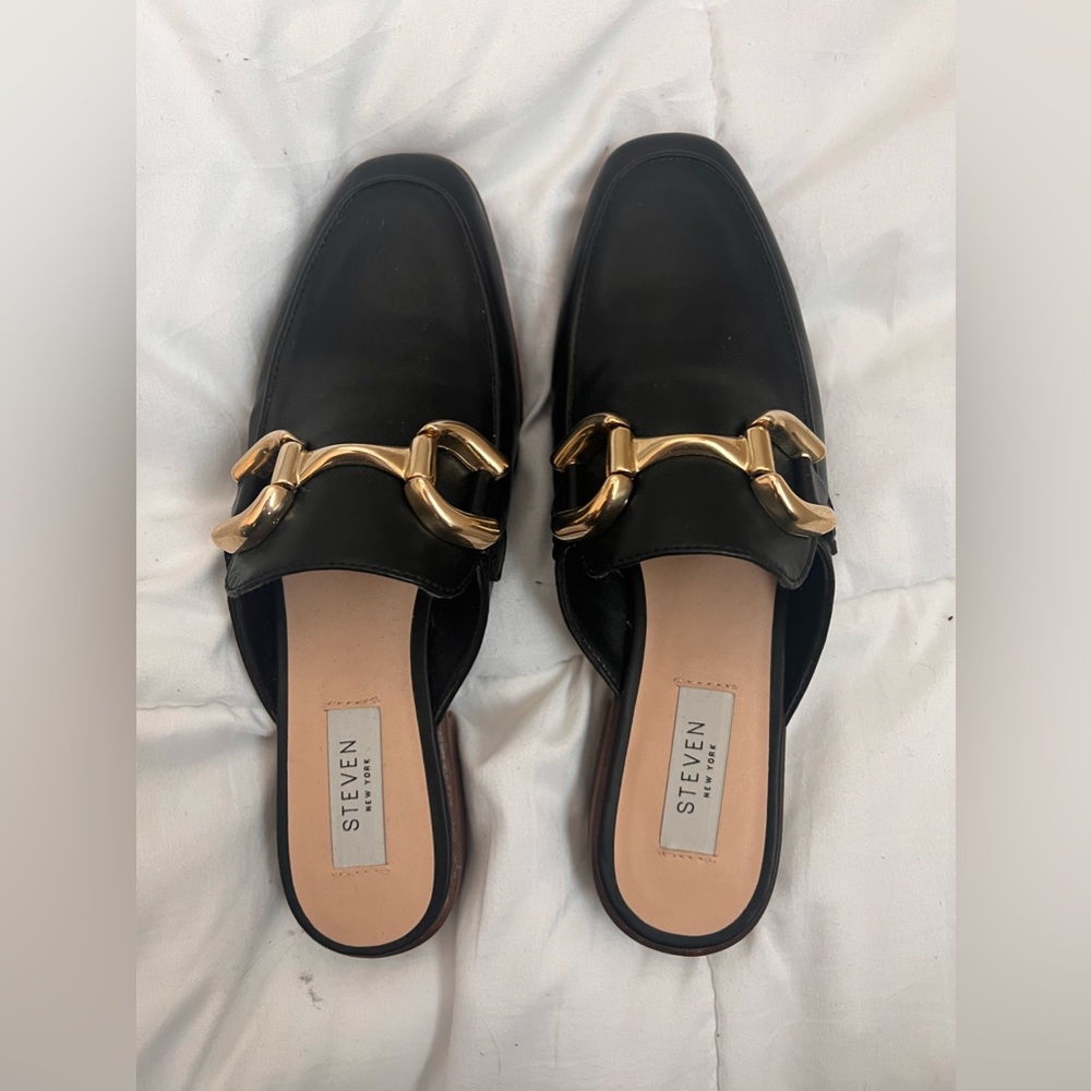 STEVEN New York Brita Bit Loafer Mule